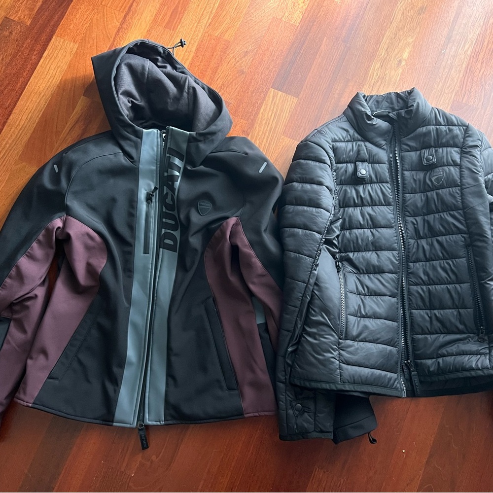 Ducati Women's Utility Jacket - Black and Gray